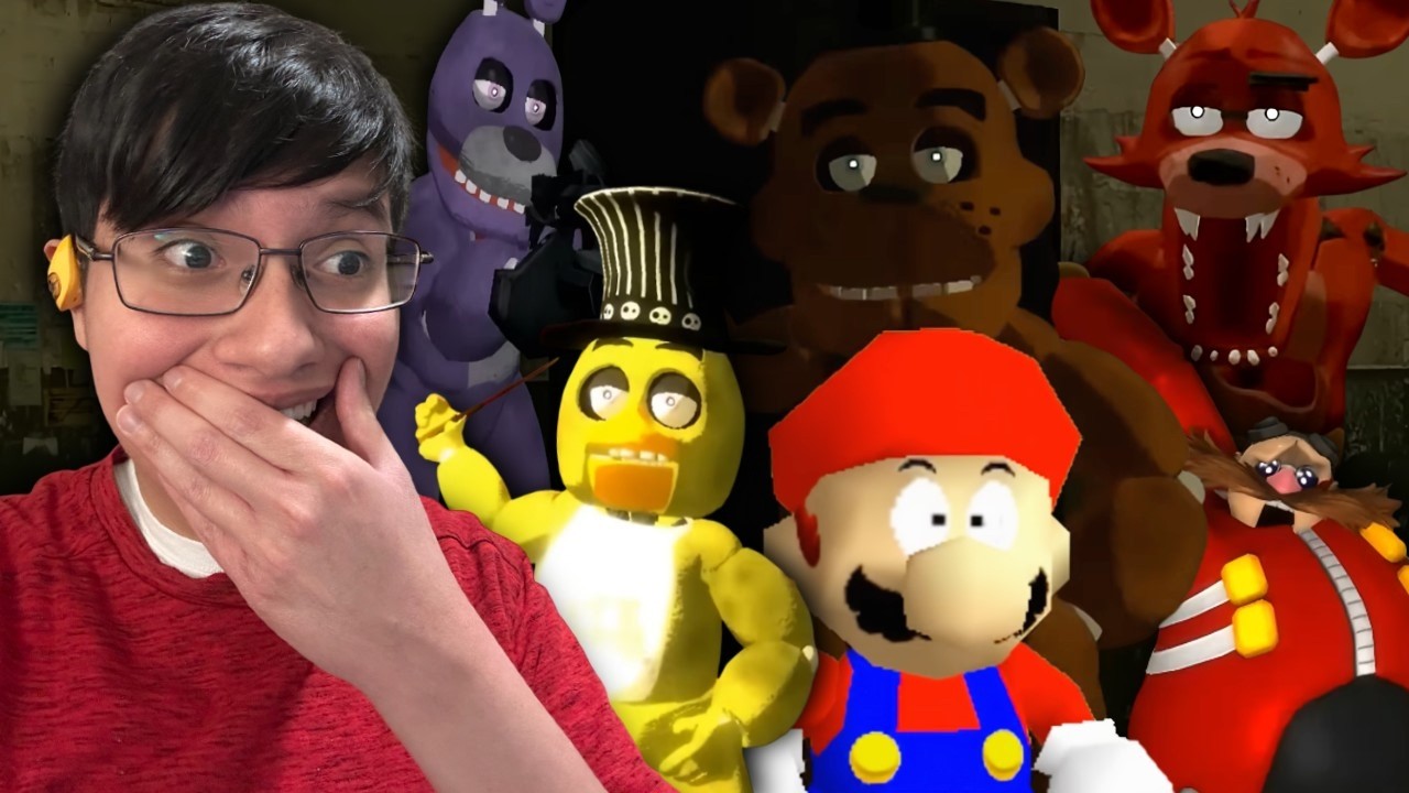 (THIS WAS SUCH A GREAT SMG4 CLASSIC!!!) REWATCHING R64: Freddy's Spaghettiria REACTION