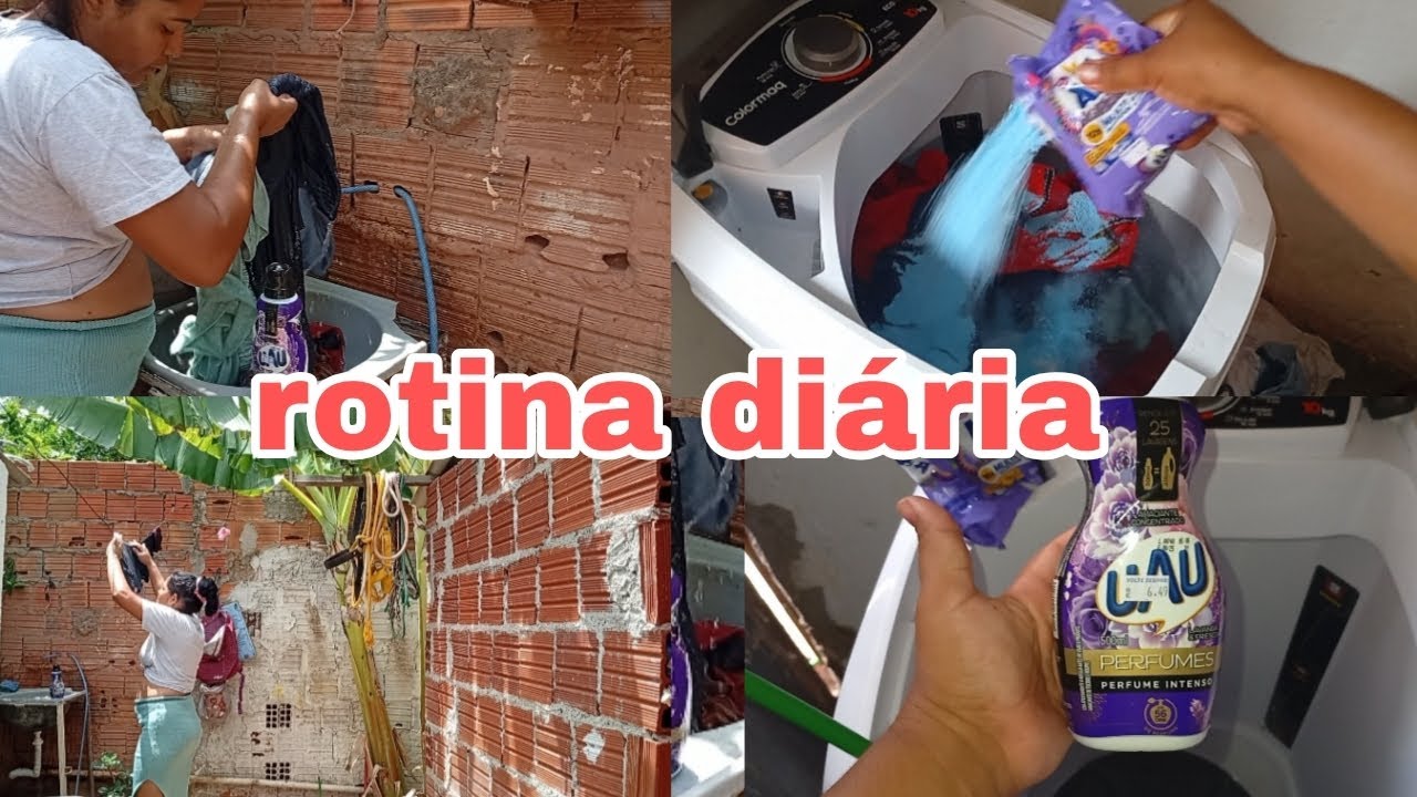 Rotina diária 🏠esse amaciante é muito cheiroso🌸na saga de lavar roupa 🤦