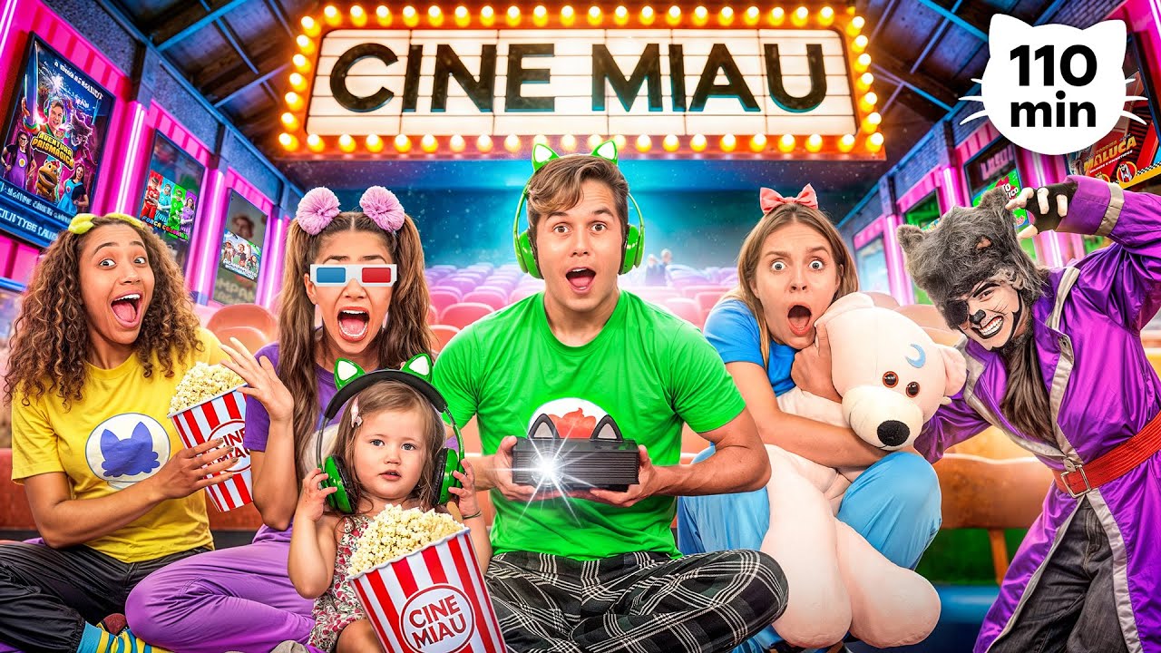 CINE MIAU do Gato Galactico ! 110 minutos das Melhores Histórias