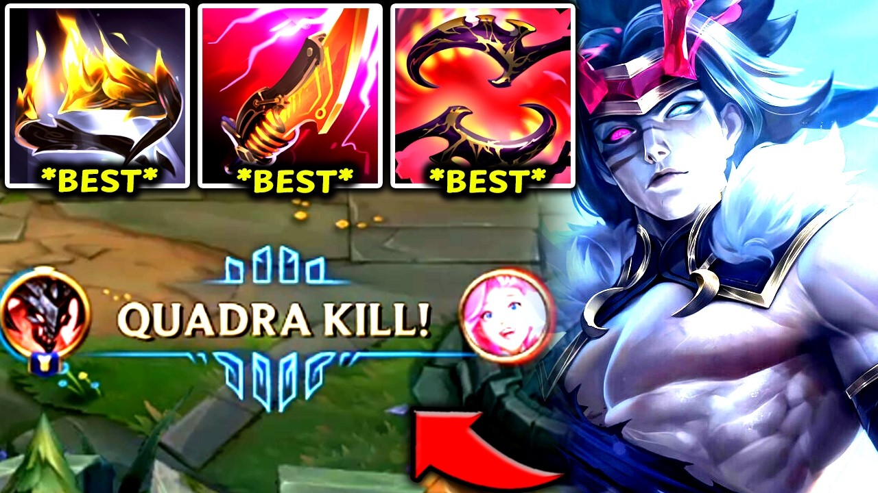 KAYN TOP BUT I 1V5 AND DELETE YOUR WHOLE TEAM (QUADRA KILL) - 2026 Kayn TOP Gameplay Guide