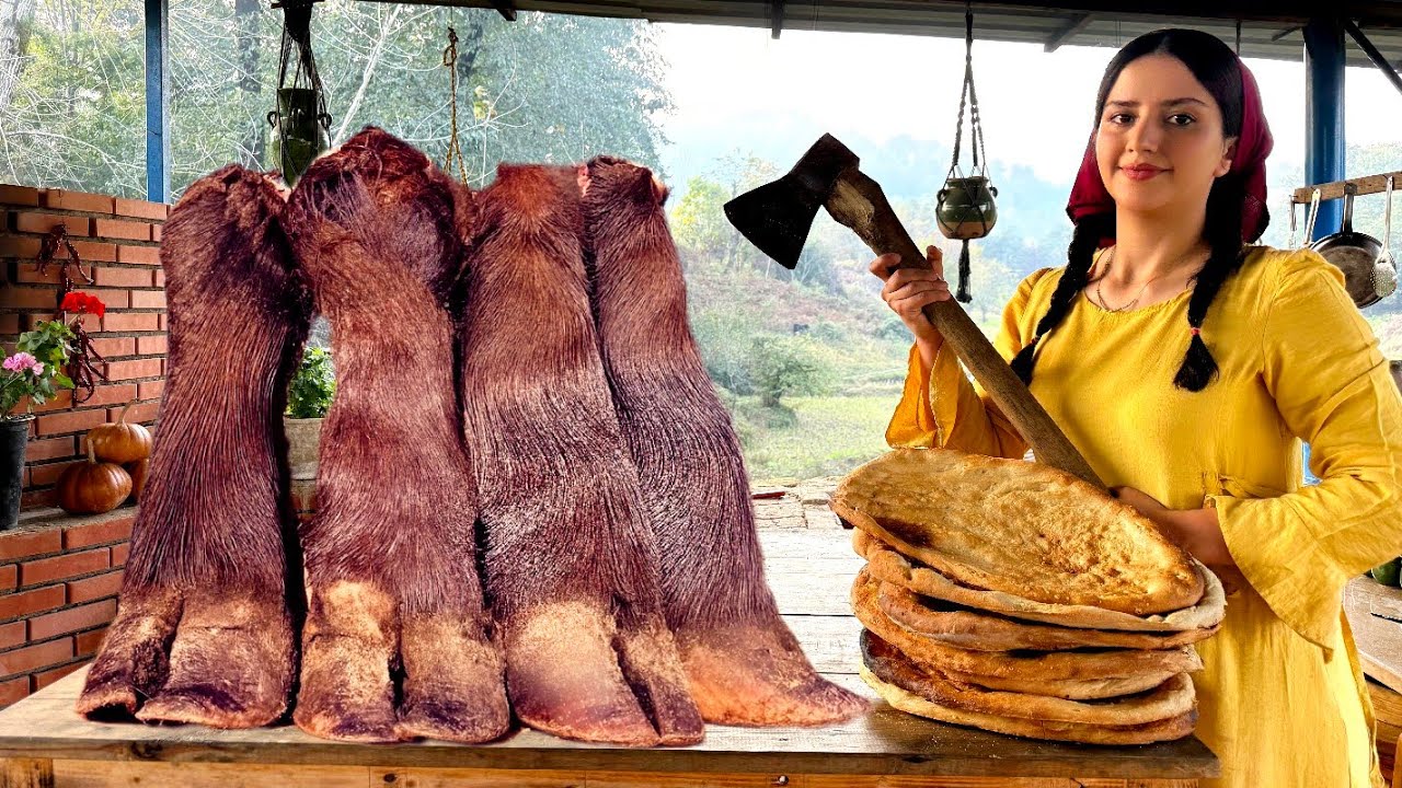 How to cook delicious and odorless beef leg with fresh bread