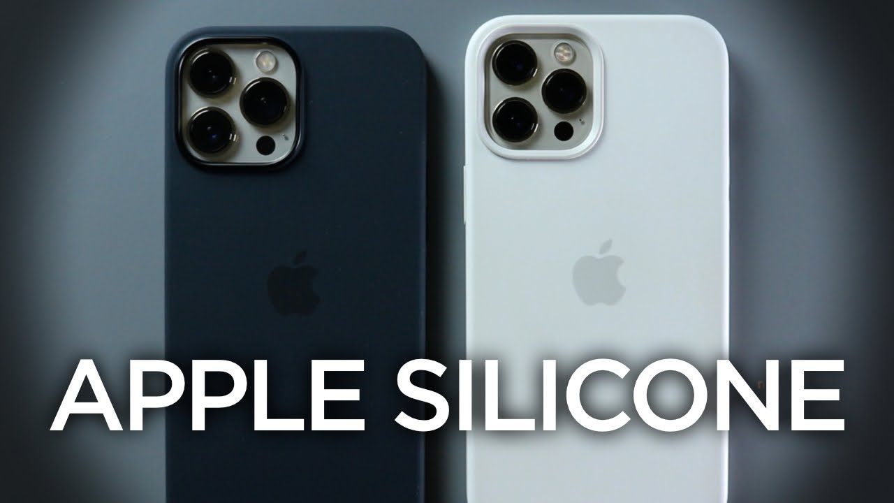 Apple Silicone Case for the iPhone 13 Pro Max / Comparing Black v White color choices