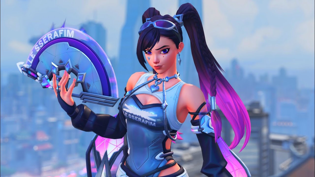 NEW Made My Night Anran Skin Showcase | Overwatch x LESSERAFIM