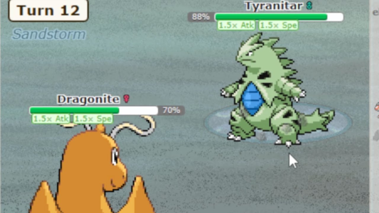 DD Dragonite Vs DD Tyranitar