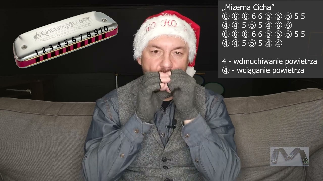 [#14] Mizerna Cicha - kolęda na harmonijce ustnej