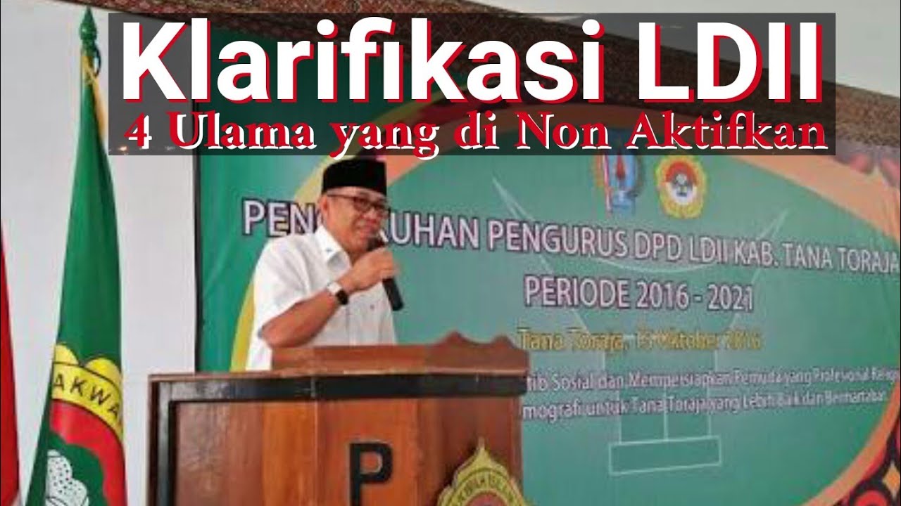[Terbaru] Klarifikasi Keimaman Terkait Ulama LDII yang di Non Aktifkan