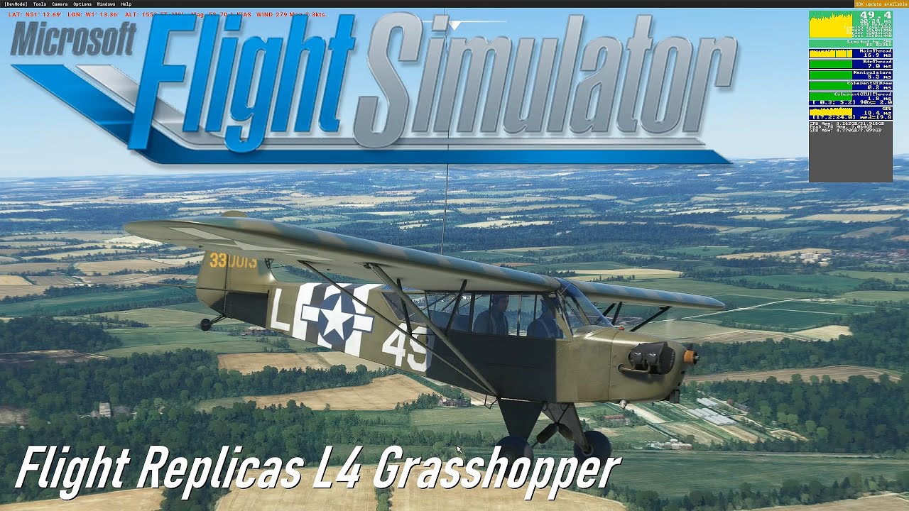 Microsoft Flight Simulator Flight Replicas Piper L4 - For £12 don't expect a faithful re-creation