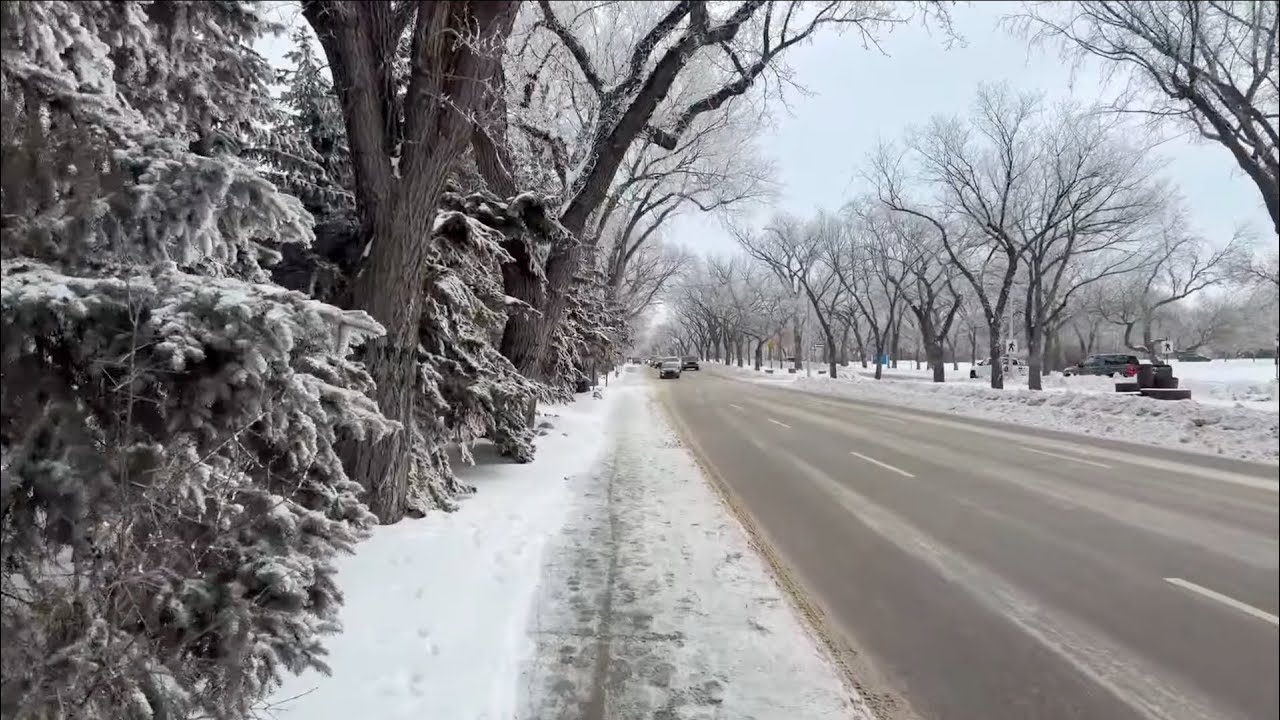 Walking in Regina, January 6, 2026: A grey walk downtown