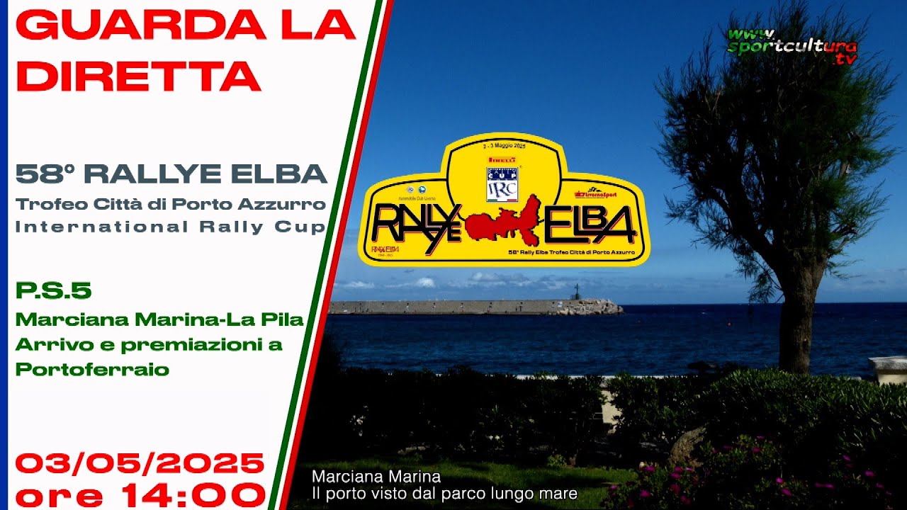 58° Rallye Elba 2025 Tr. Città di Porto Azzurro P.S.5 Marciana Marina La Pila - IRC |SPORTCULTURA.TV