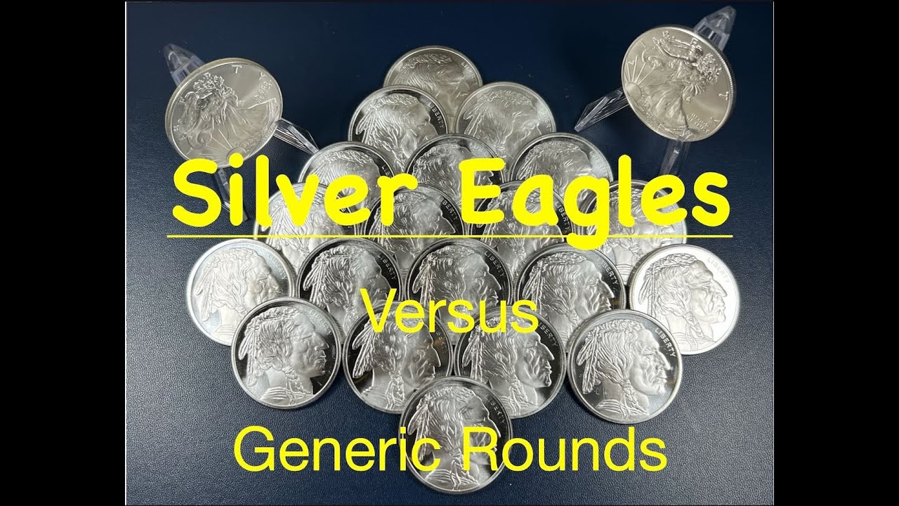 The Best Silver 1 oz To Stack:  Silver Eagles vs Generic Rounds    Ep 2