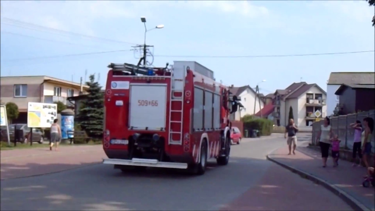 [WYJAZD ALARMOWY] SCANIA P400 do pożaru słomy 05.08.2015 OSP CHŁAPOWO