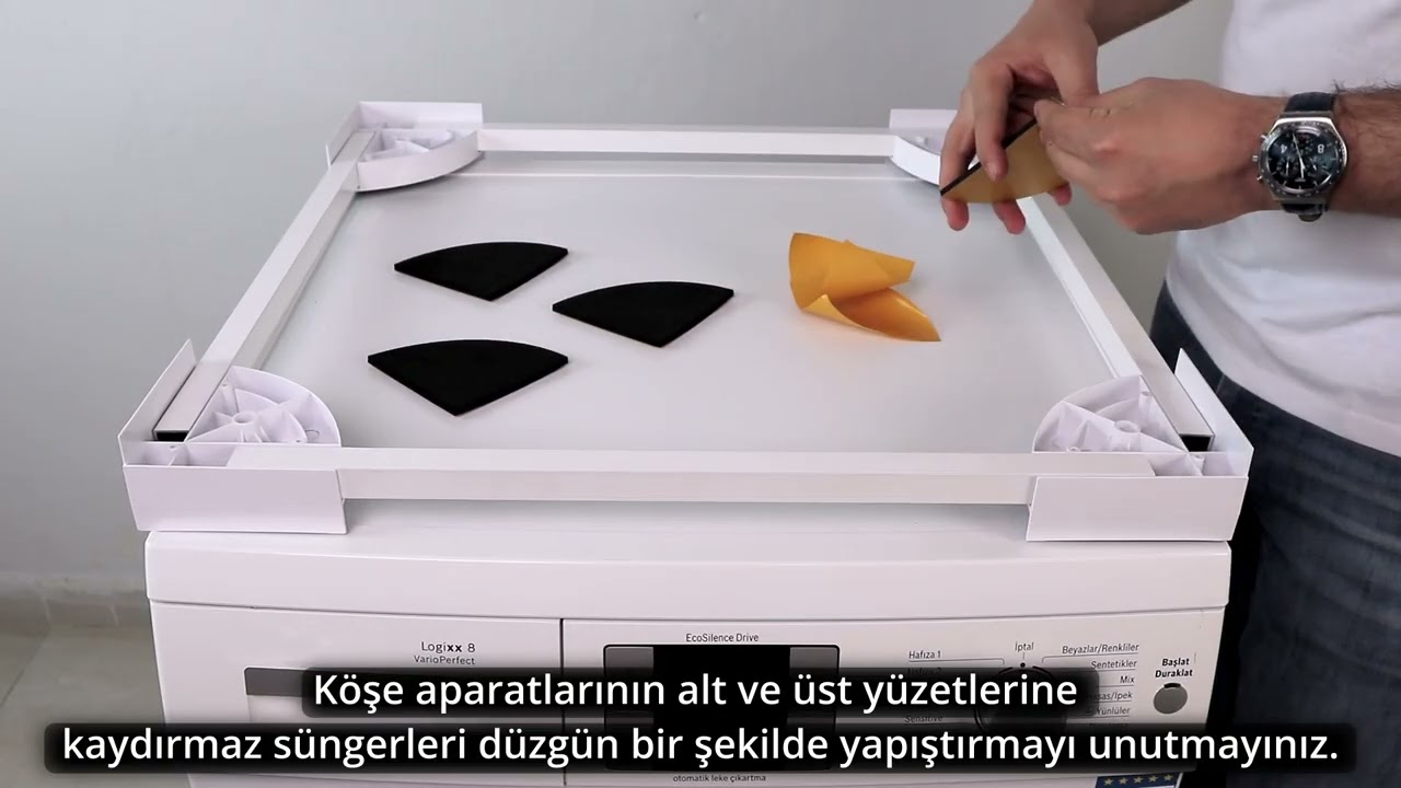 Çamaşır-Kurutma Makinesi Ayarlanabilir Bağlantı İstifleme Kiti- Washer&Dryer Adjustable Stacking Kit