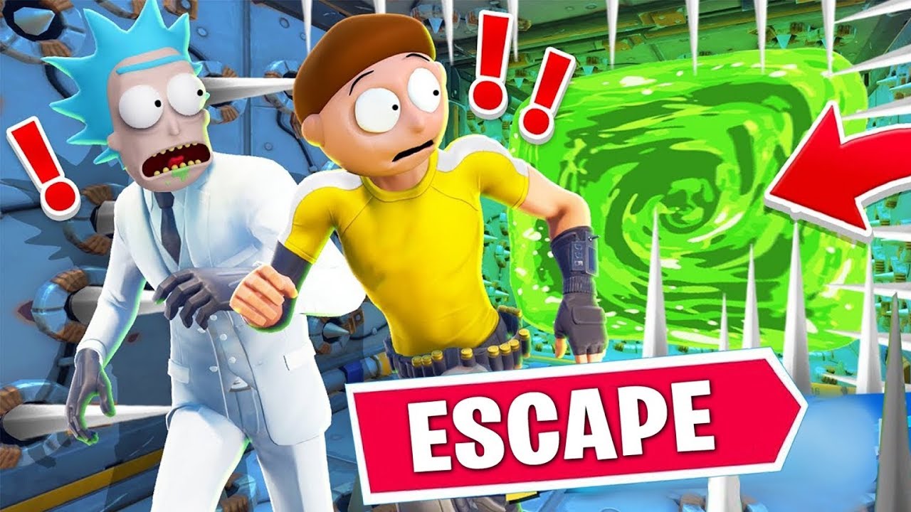 L'ESCAPE ROOM DI RICK & MORTY! - Fortnite iNoob
