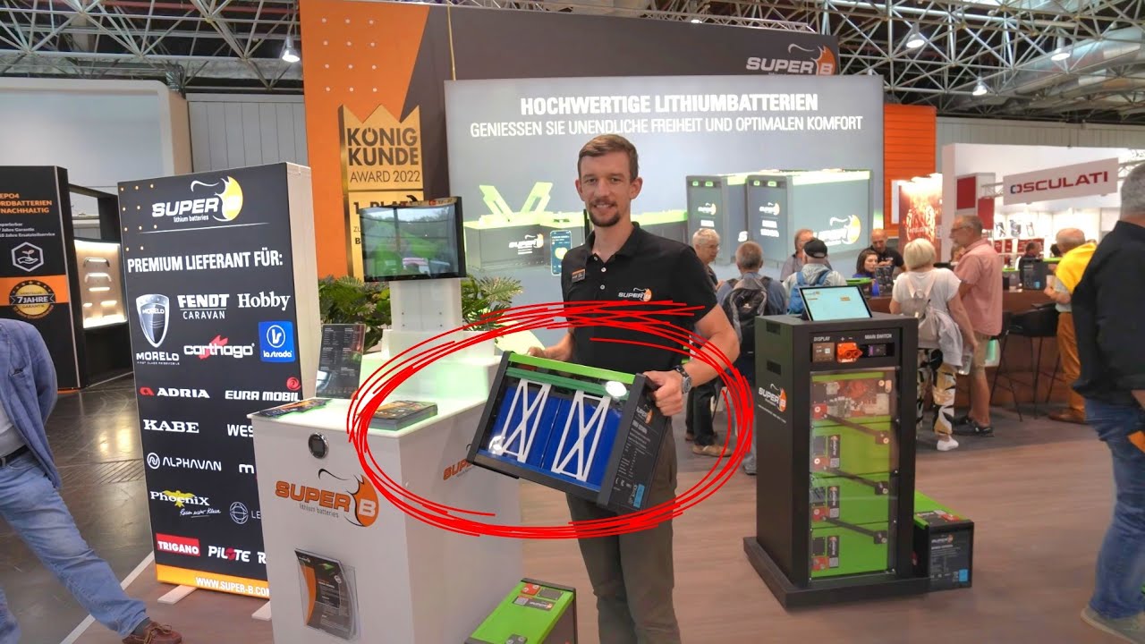 NEUE 340Ah WOHNMOBIL LITHIUM BATTERIE für WOHNMOBIL FANS: Super B 340Ah NOMIA 300A Dauerstrom!