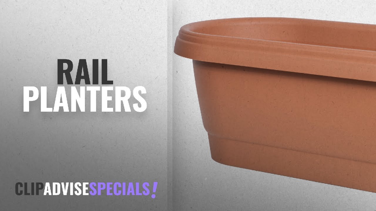 10 Best Rail Planters [2018 Best Sellers] | Pots, Planters & Container Accessories