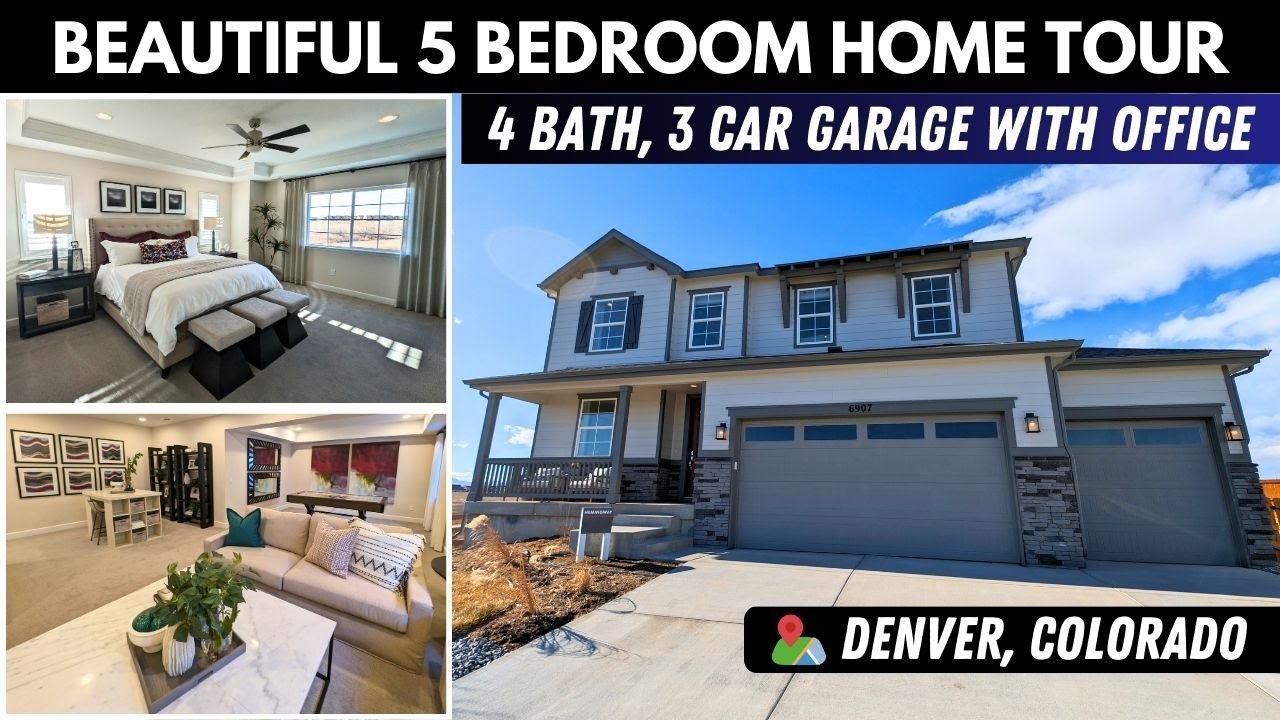 Explore This Beautiful 5 Bedroom, 4 Bath Dream Home | Denver, Colorado Home Tour 2024