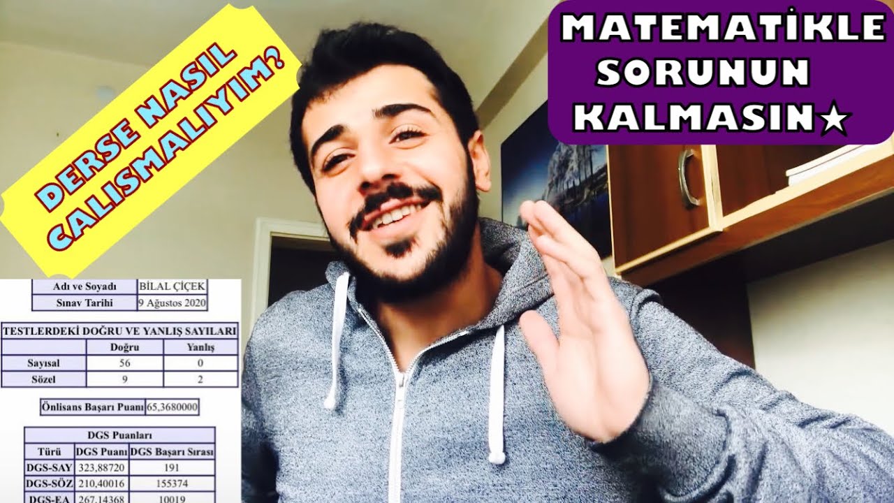 DGS MATEMATİK TAVSİYELER-DGS 191.Sİ-0’DAN 56 MATEMATİK-DERS ÇALIŞMA-DERSANE-MOTİVASYON-AÇIKLAMADA