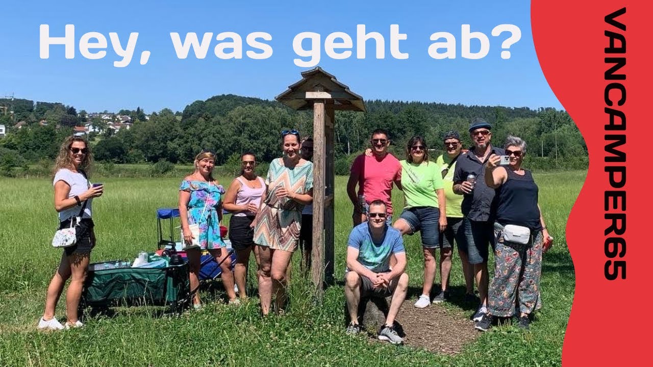#43 Aulendorf mit Freunden. Toller Stellplatz, Wandern, Schwimmen und Rittermahl