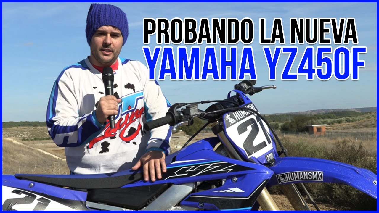 Probando la nueva YAMAHA YZ450F 2021 ✅