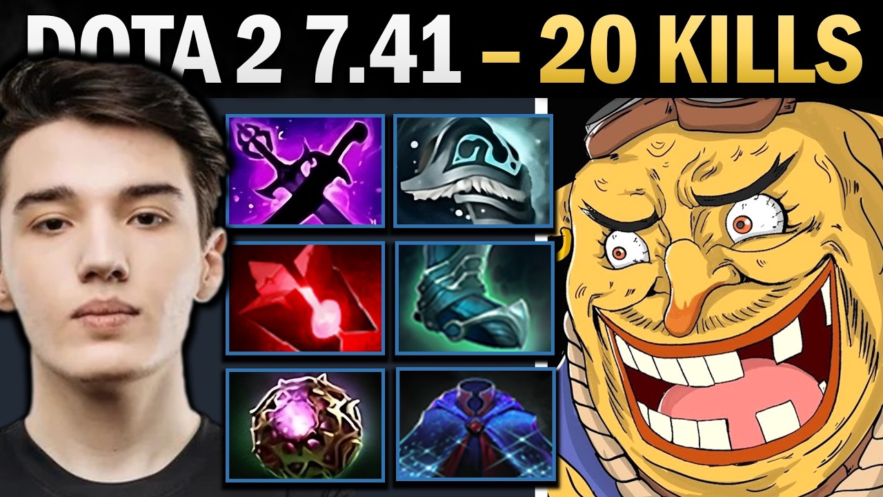 Techies Dota 2 7.41 with 20 Kills and Greaves - Dota Gameplay
