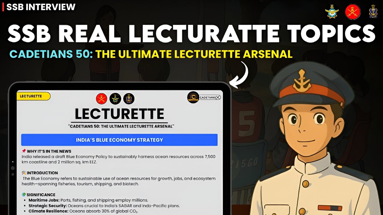 Real SSB Lecturette Topics 2025 !!