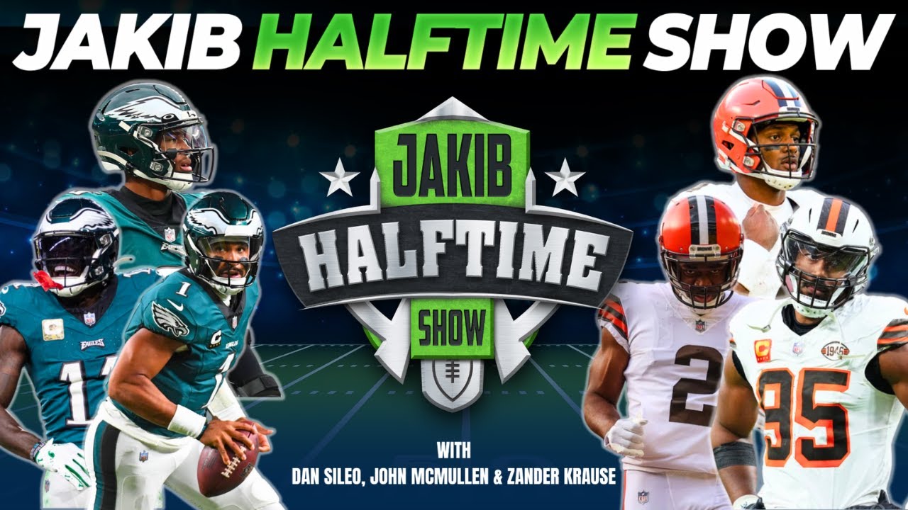 Eagles vs. Browns | JAKIB Halftime Show with John McMullen & Zander Krause