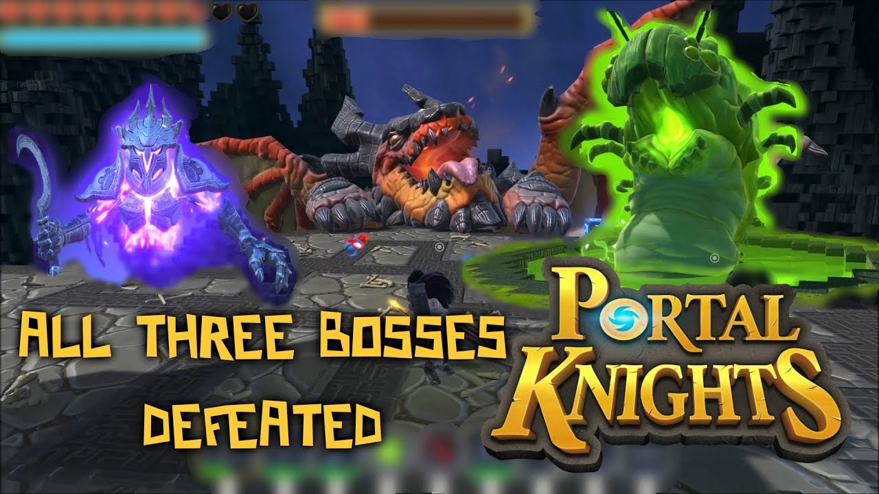 All 3 Bosses Defeated - Portal Knights