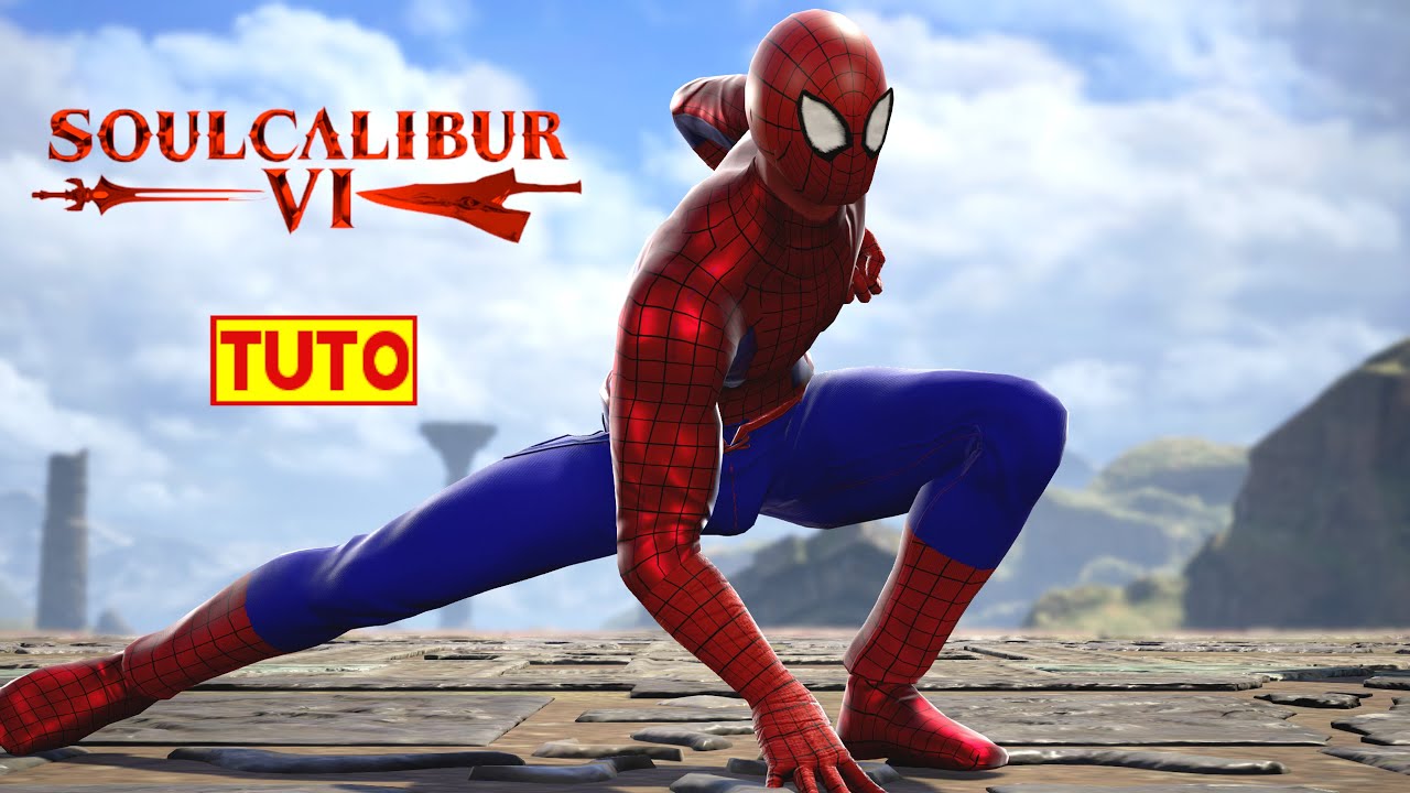 SOULCALIBUR 6 TUTORIAL : HOW TO MAKE SPIDER-MAN ( UPDATED )