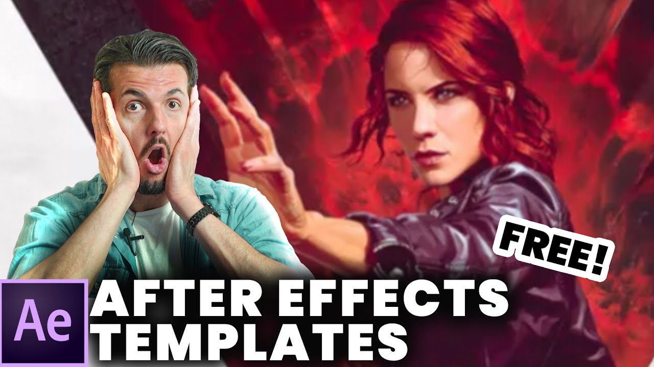 How To Make Gaming Channel Art (FREE After Effects Templates!)