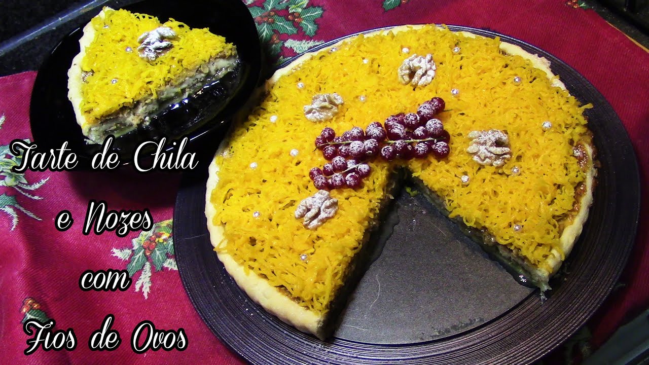 A Tarte de Chila e Noz Que Vai Ser a Estrela do Teu Natal