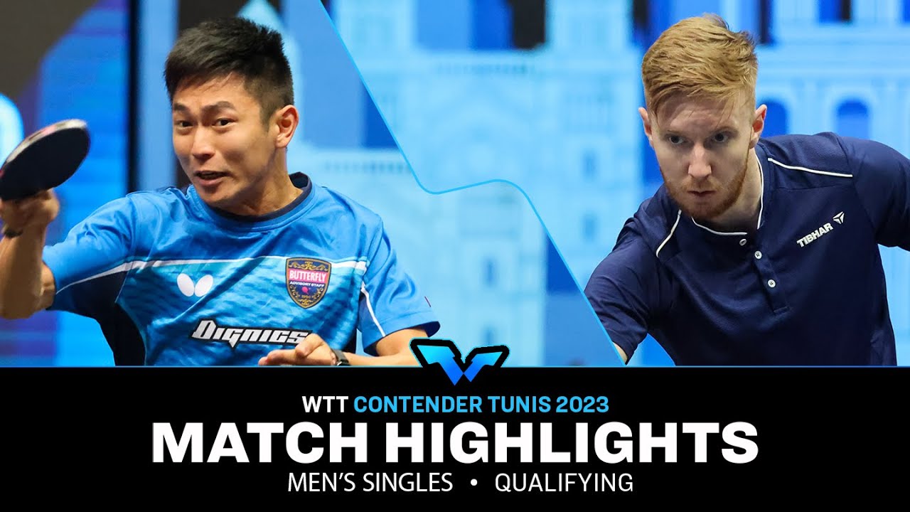 Eric Jouti vs Florent Lambiet | MS Qual | WTT Contender Tunis 2023