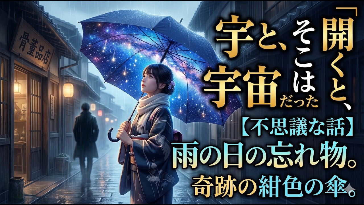 雨の日に訪れた“正体不明の客”が残した、美しすぎる忘れ物。