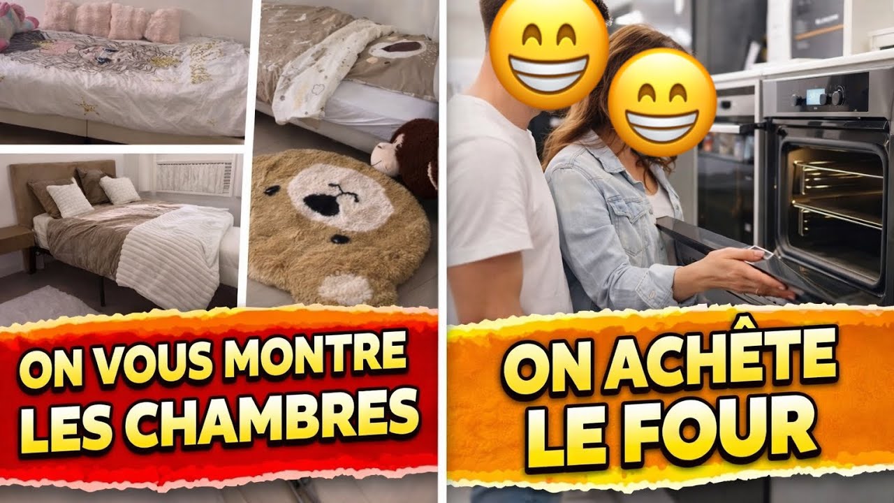 [Vlog ] on vous montre les chambres !! ☺️