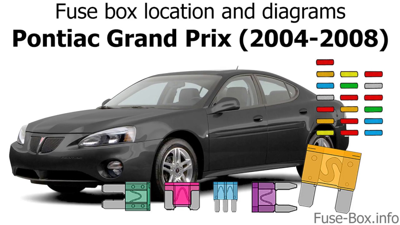 Fuse box location and diagrams: Pontiac Grand Prix (2004-2008)