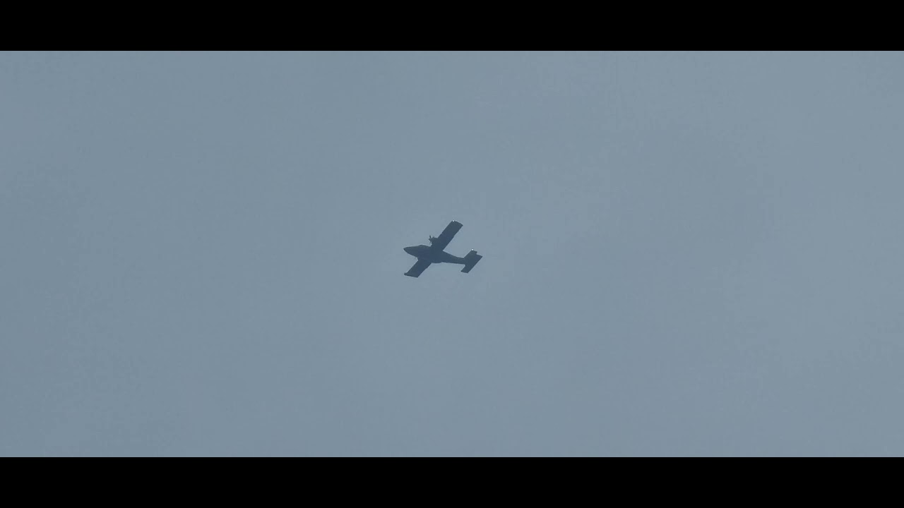 Partenavia P68 Victor over Liverpool Trophy Parade 