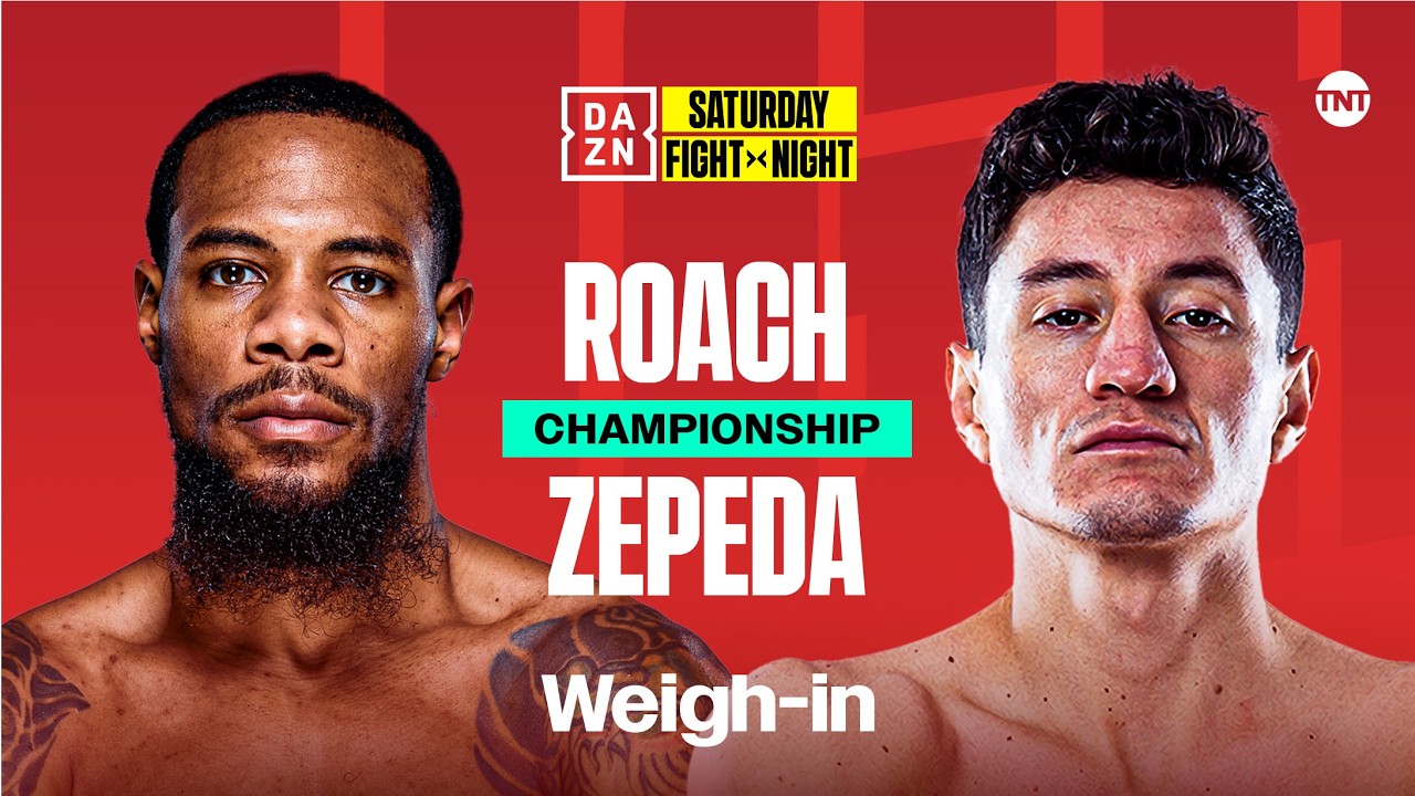 LAMONT ROACH JR VS. WILLIAM ZEPEDA WEIGH IN LIVESTREAM