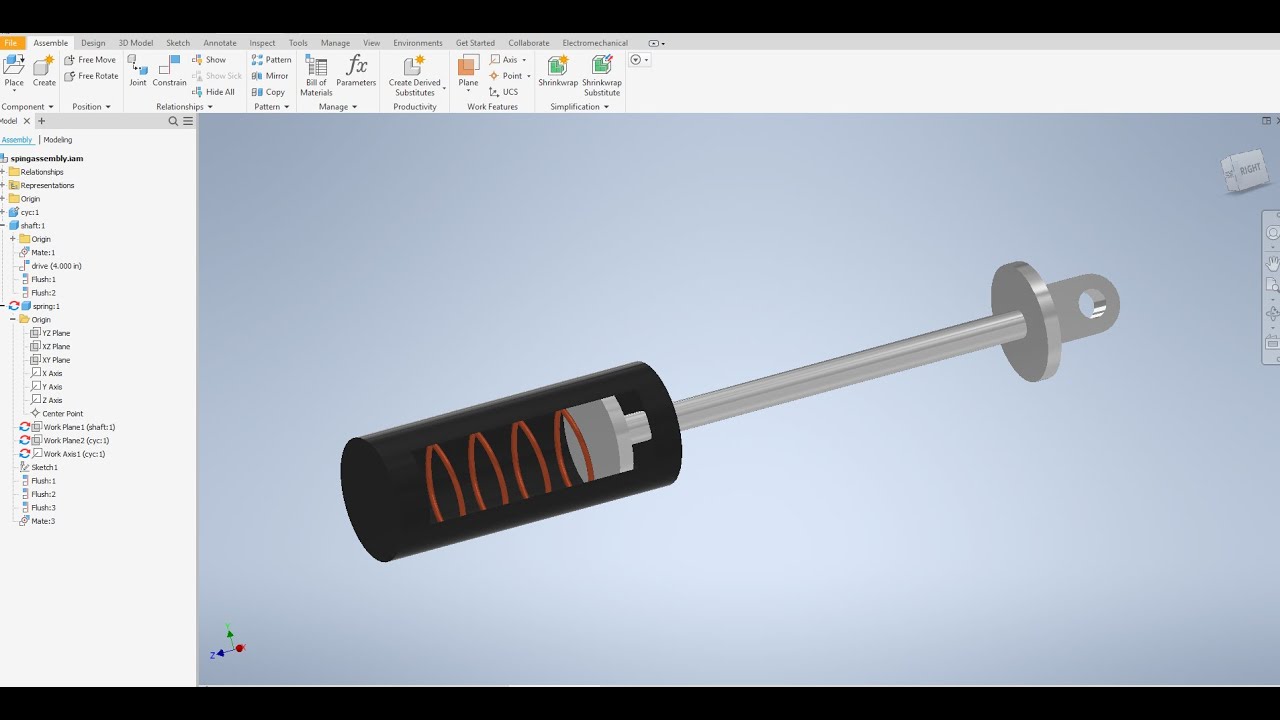 Inventor Adaptive Spring and Rubber Boot Assembly