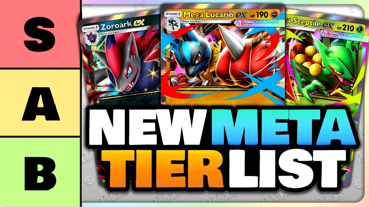 NEW META TIERLIST - Ranking ALL The New BEST DECKS!!! | Pokemon TCG Pocket