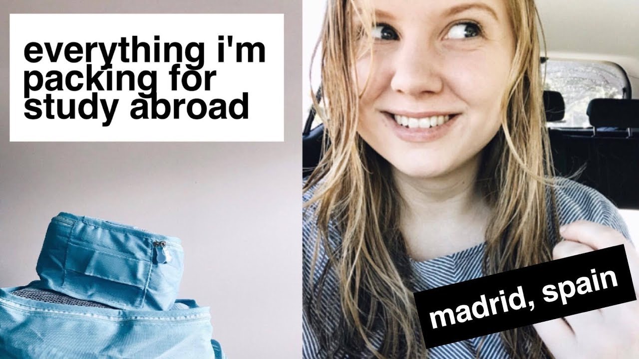 6 months in one suitcase | packing for study abroad madrid