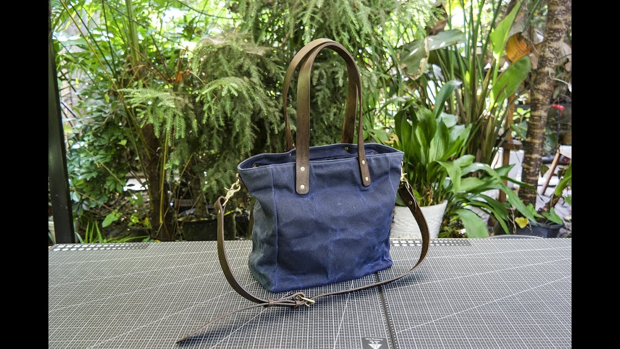 Make a wax canvas tote bag#bagmaking #canvasbag #bag #bags  #totebag #bagpattern #handmade#handbags