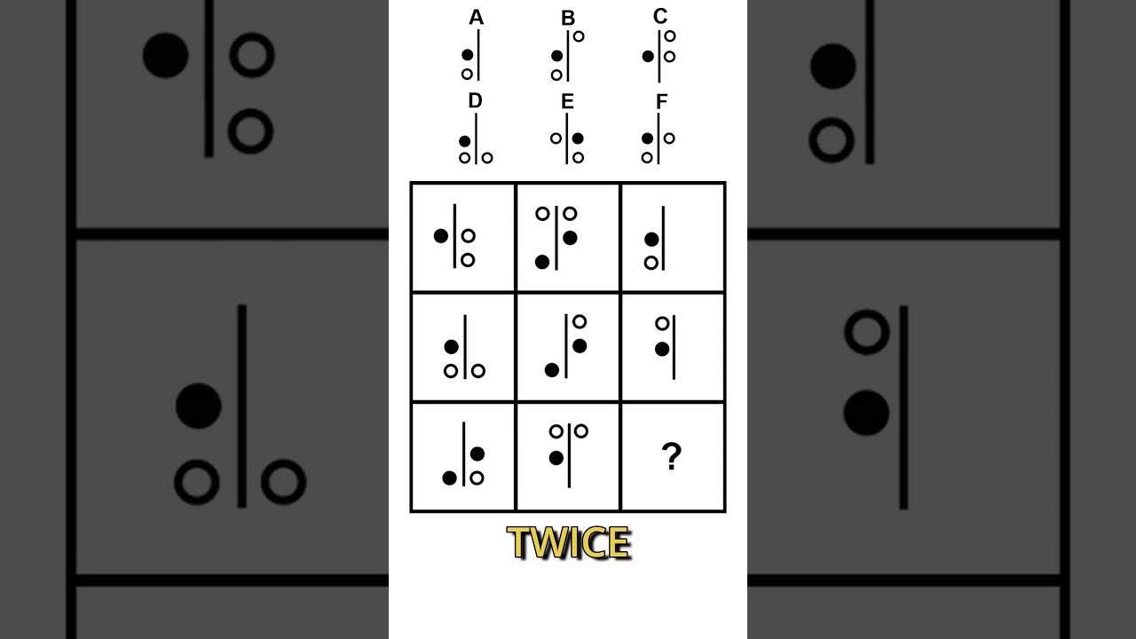 IQ Test - Mensa Norway Puzzle 34
