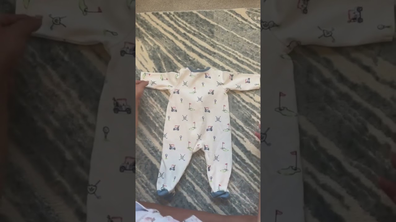 How to fold baby sleepers for an organized dresser #pregnant #baby #mom #soontobemom #babynursery
