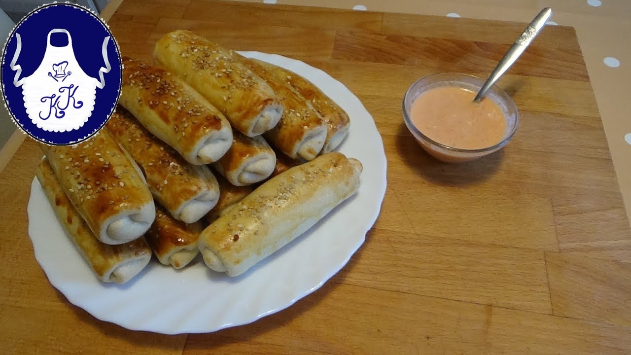 Fingerfood / Herzhafte Teigröllchen mit Weißkohl gefüllt - einfach lecker / Rolls with white cabbage