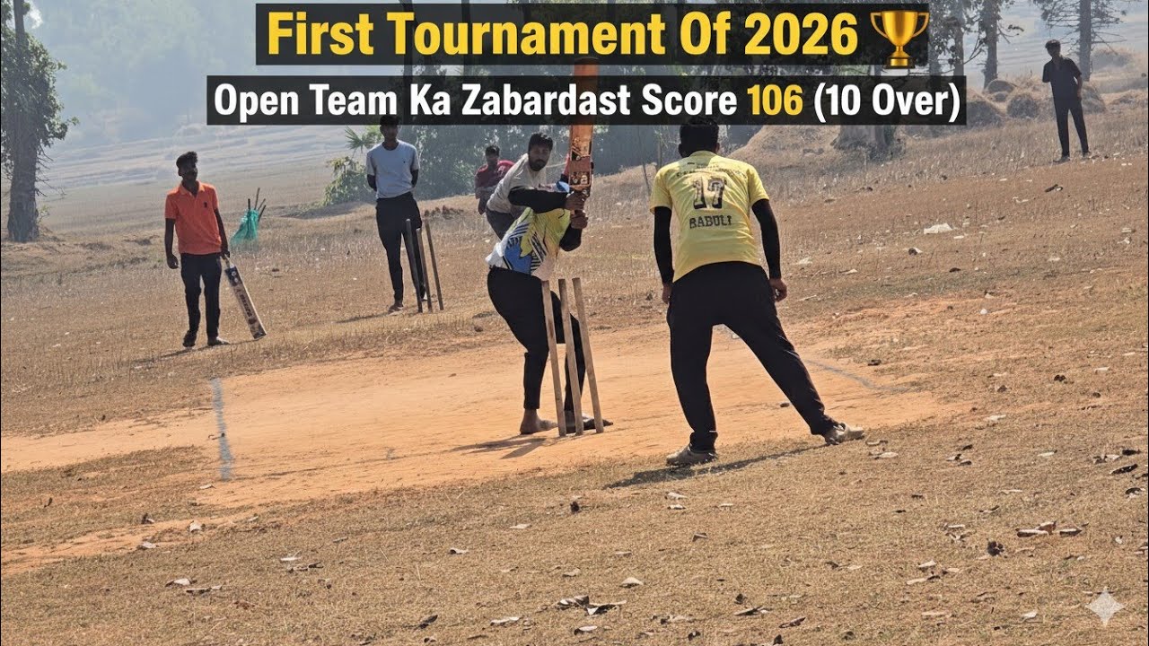 First Tournament Of 2026 🏆 | Open Team Ka Zabardast Score 106 (10 Over)