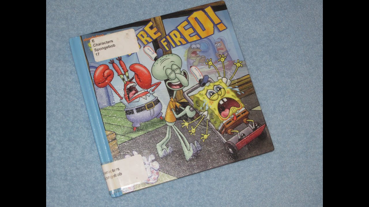 Spongebob Squarepants - You're Fired! Children's Read Aloud Story Book For Kids