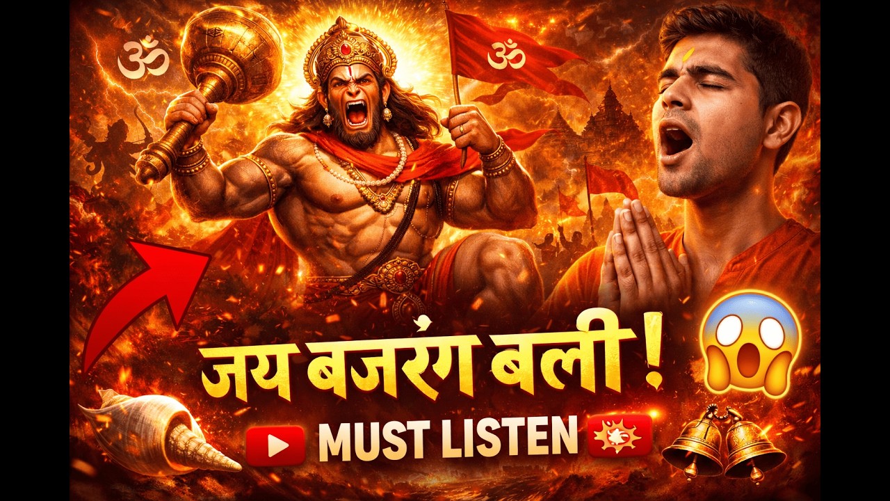 Powerful Hanuman Song 🔥 | Bajrang Bali Bhakti | Must Listen ⚡