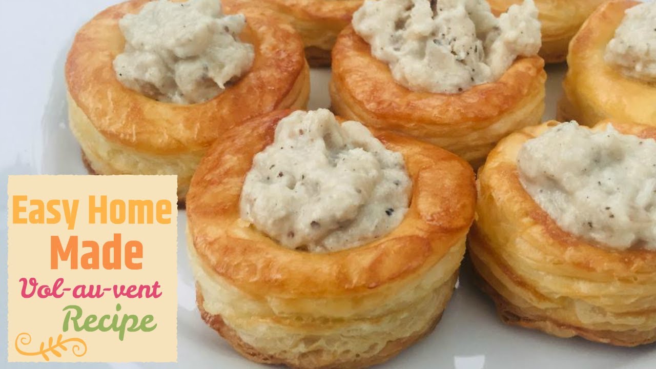 Creamy chicken vol-au-vents