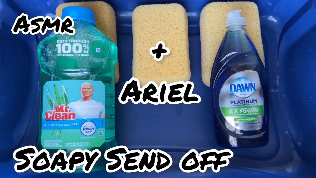 ASMR Sudsy Creamy Laundry Paste W/ Sudsy Overload Rinse! 💦 #soapysendoff