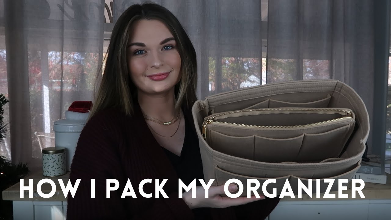 HOW I PACK MY LOUIS VUITTON NEVERFULL GM FELT ORGANIZER