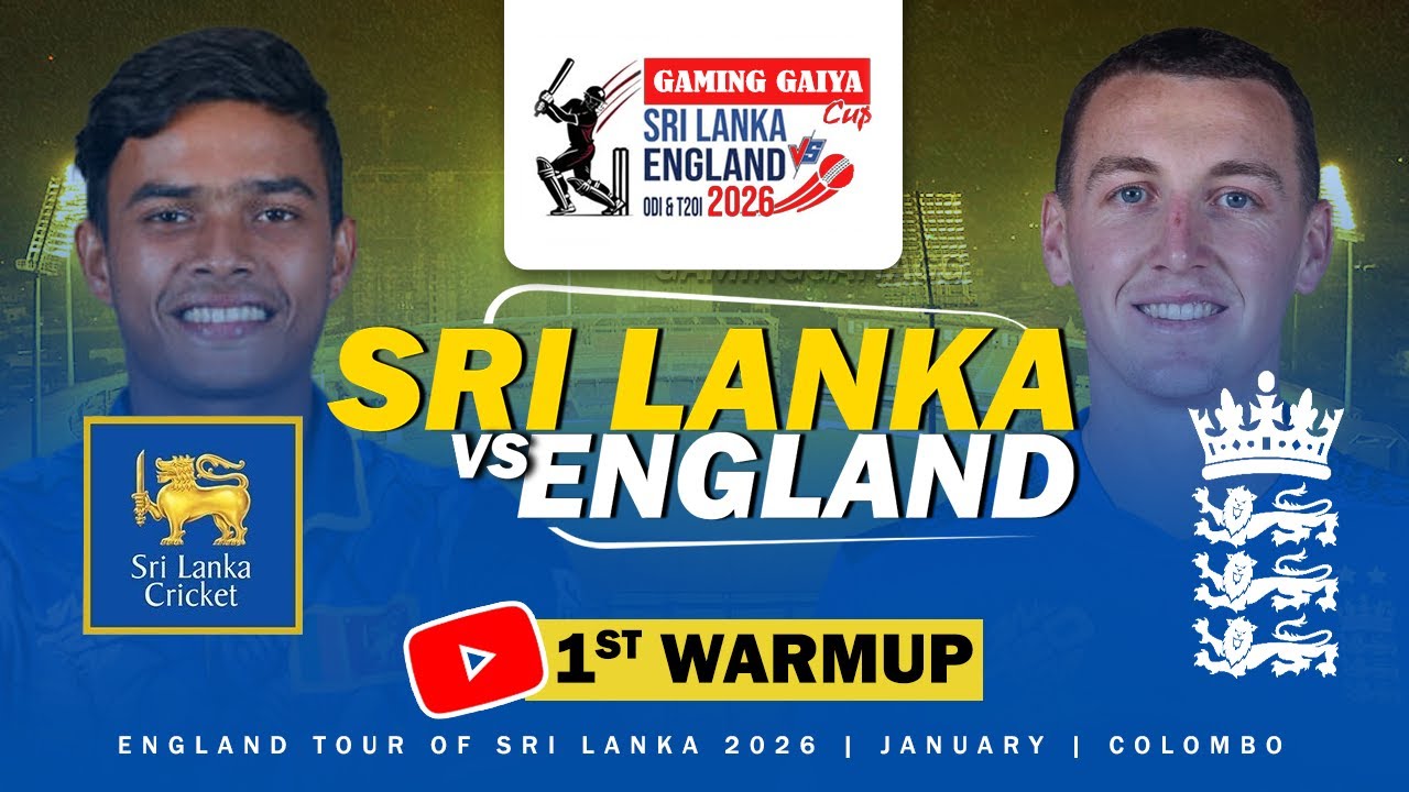 🔴 LIVE | 1st WARMUP ODI | SL A vs ENG || England tour of Sri Lanka 2026 || Cricket 26